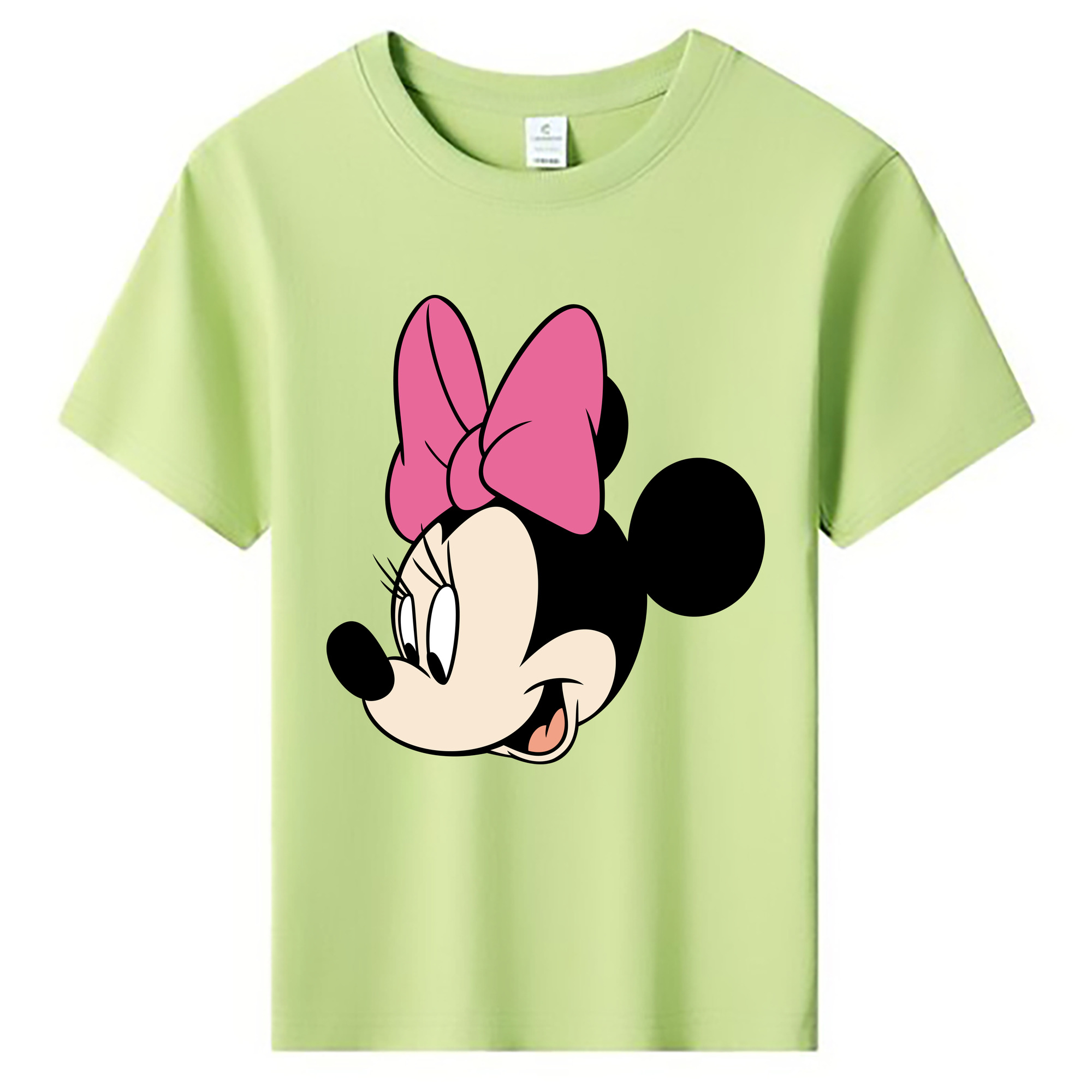 ミッキーマウス Mickey Mouse 綿100％キッズTシャツ（フロントプリント）